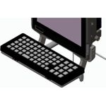 Zebra Tastaturhalterung Tastaturhalterung, inkl.: kippbare Arme, Schrauben, passend für: VC80 (KT-KYBDTRAY-VC80-R)