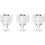 Hama Smarte WLAN-Steckdose, Matter, 3.680W, Sprach-/Appgesteuert, 3er-Pack (00176658)