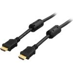 Deltaco HDMI-1005 HDMI-Kabel 0,5 m HDMI Typ A (Standard) Schwarz (HDMI-1005)