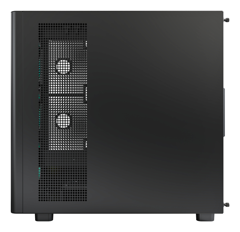Montech XR Wood Midi-Tower ATX PC-Gehäuse Tempered Glass ARGB Schwarz