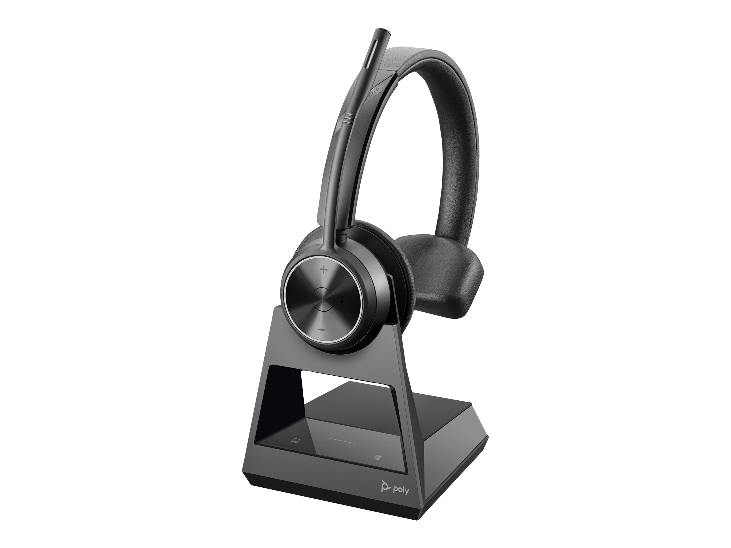 HP Poly Savi 7310 On-Ear Mono DECT Headset Kabellos Schwarz