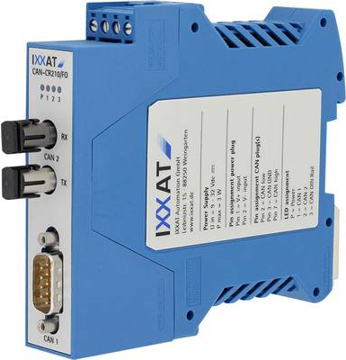 Ixxat CAN-CR210/FO Glasfaser-Version mit ST-Stecker 1.01.0068.46010 9 (1.01.0068.46010)