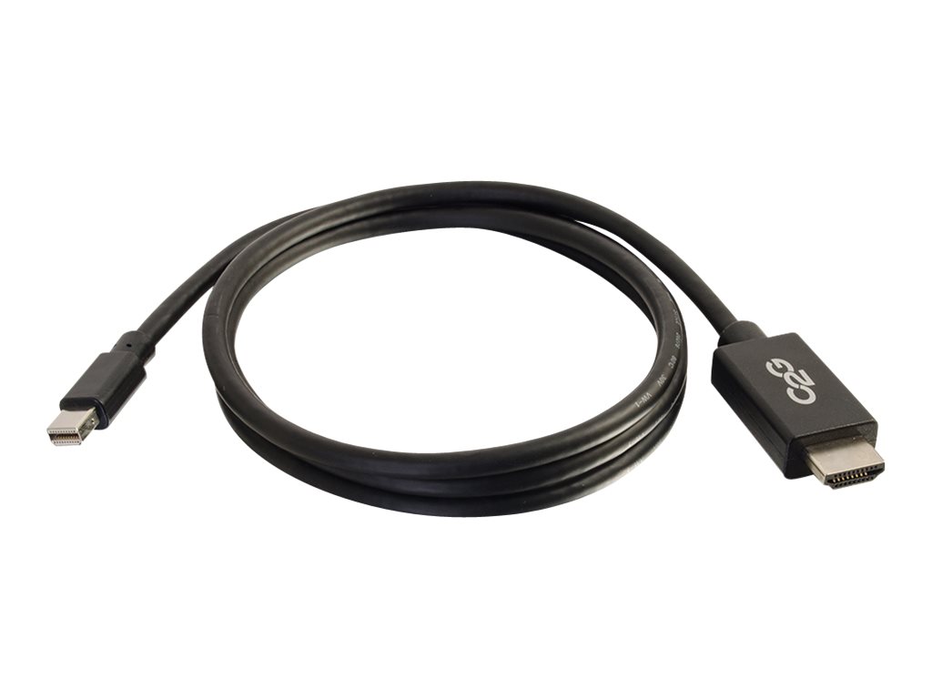 C2G Mini DisplayPort auf HDMI Adapterkabel 1,83 m Schwarz