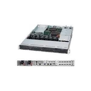 Super Micro SuperServer 6016T-NTRF 1U Rack-Server 2x Intel Xeon Quad-Core 5500 96 GB DDR3 4x 3,5" SATA Schwarz