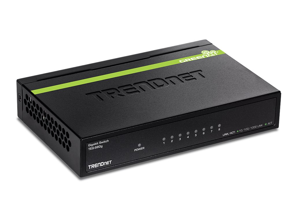 TRENDnet TEG-S80G 8-Port Gigabit Ethernet Switch
