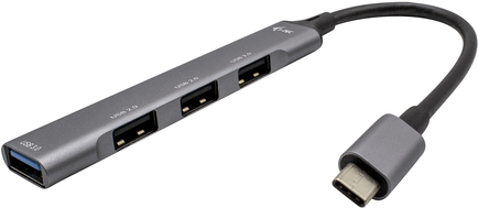 I-TEC USB-C Metal HUB 1x USB 3.0 3x USB 2.0 ohne Netzteil (C31HUBMETALMINI4)
