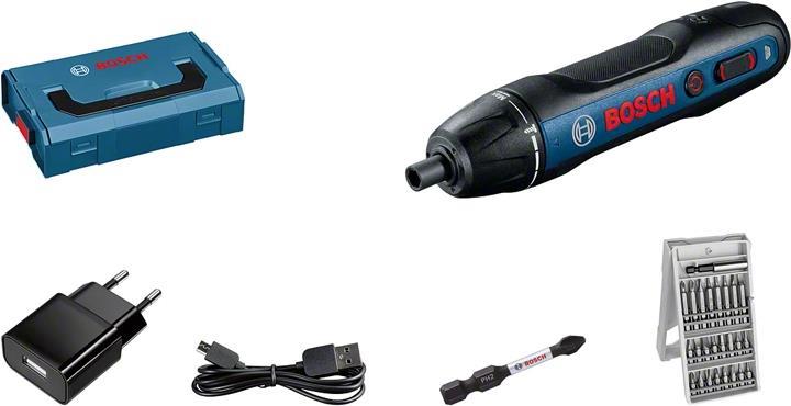 Bosch GO Professional - Schraubendreher - schnurlos - 2 Geschwindigkeiten - 1/4 -Inbuseinsatz - 5 N·m - 3,6 V (06019H2101)