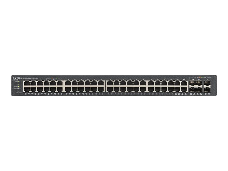 Zyxel GS1920-48v2 Managed Gigabit Ethernet Switch 44x RJ-45 4x Combo SFP Schwarz