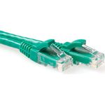 ACT Green 10 meter U/UTP CAT6 patch cable snagless with RJ45 connectors. Cat6 u/utp snagless gn 10.00m (IS8710)