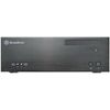SilverStone Grandia GD04 - Desktop - micro ATX - ohne Netzteil (ATX / PS/2) - Schwarz - USB/Audio