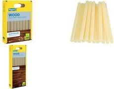 Rapid Klebepatrone Holz, 12 mm Durchmesser, kurz Farbe: gelblich, perfekt für Holz, Papier, Pappe, Derivate - 1 Stück (40107360)