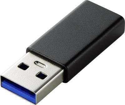 Renkforce RF-4472306 Kabelschnittstellen-/Gender-Adapter USB Type A USB Type C Schwarz (RF-4472306)