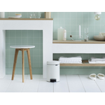 Brabantia 112126 Mülleimer 3 l Rund Weiß (11 21 26)