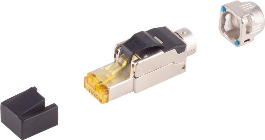 ShiverPeaks SHVP BS08-45011 - RJ45 Stecker Cat.6a STP Bajonett (BS08-45011)