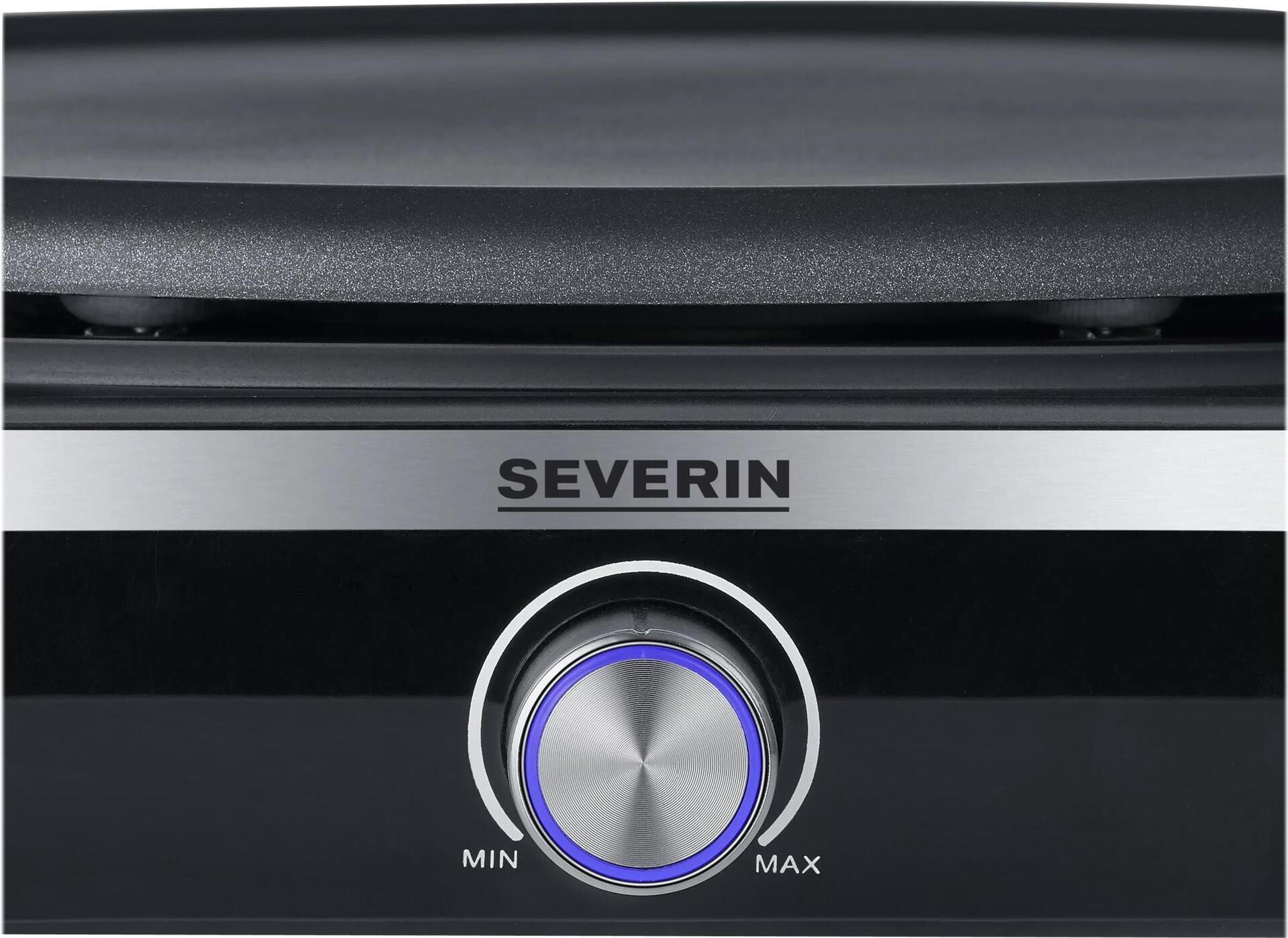 Severin CM2199 Crepes Maker Edelstahl-gebürstet-schwarz (CM2199)