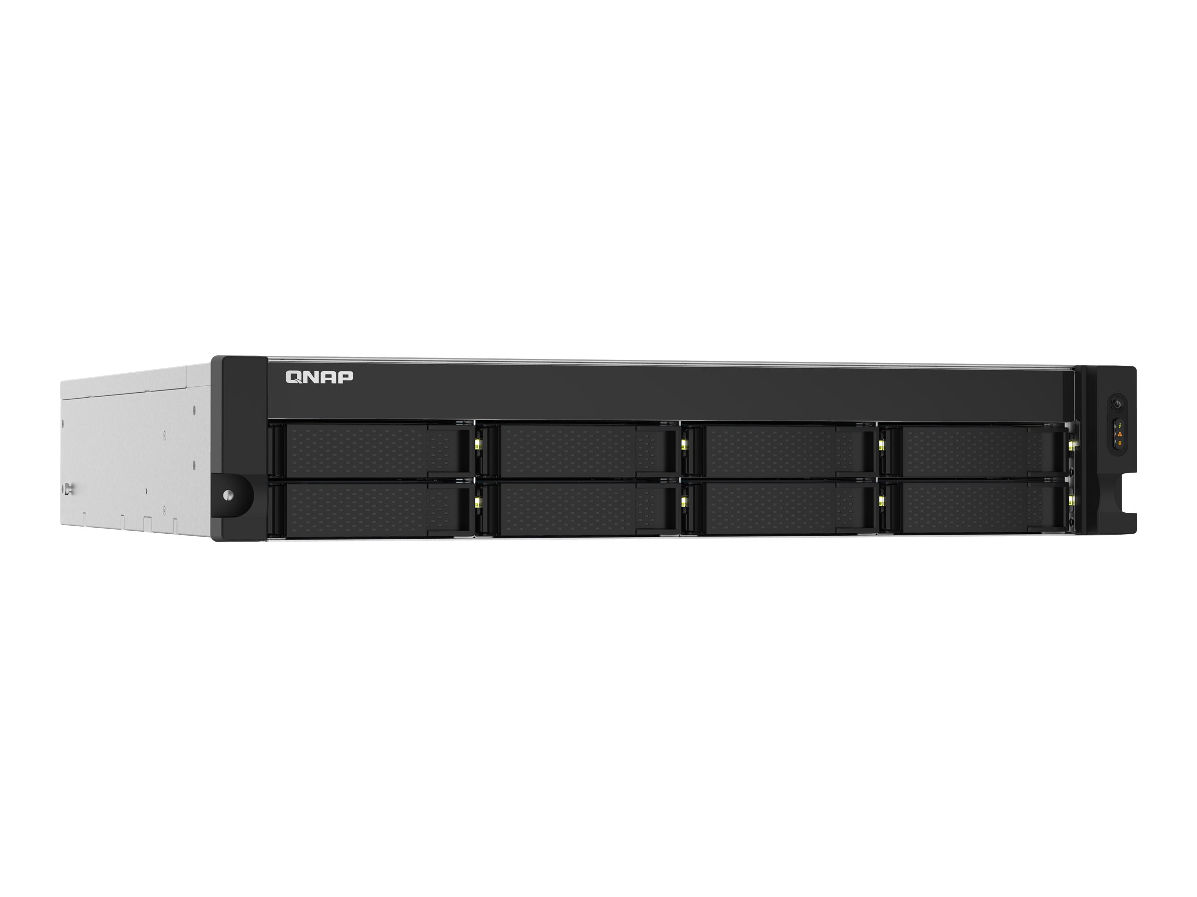 QNAP TS-832PXU-RP-4G 8-Bay Rackmount NAS 4 GB RAM Schwarz
