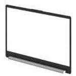 HP BEZEL LCD NSV W HINGE CAP PVCY (N36078-001)