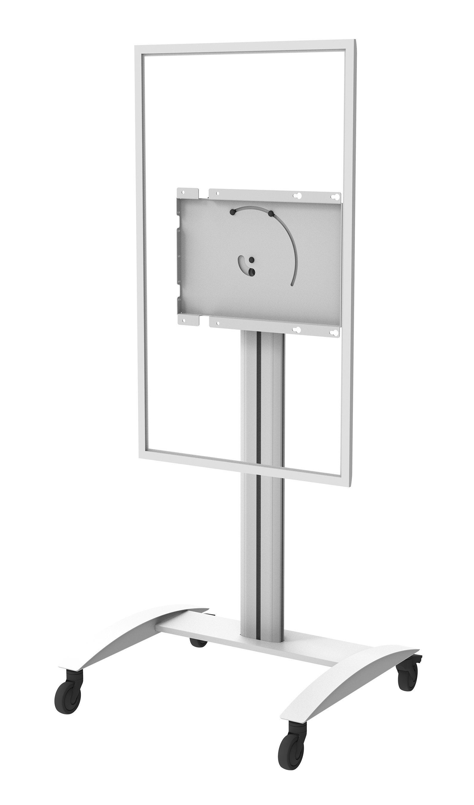 Peerless SR560-FLIP2 Wagen für Samsung Flip 55" 65" Weiß glänzend