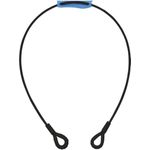 EUROLITE Stahlseil 1000x6mm schwarz mit Kausche (5801049E)