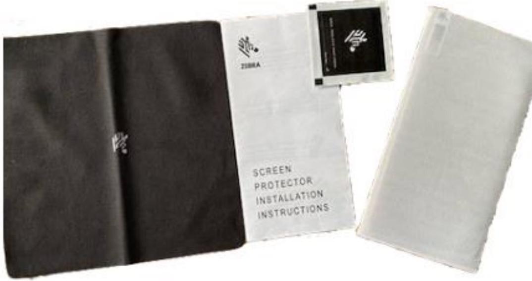 ZEBRA EM45 10-Pack Tempered Glass Screen Protector. Includes alcohol wipes, cleaning cloth, and tools needed for screen protector installation. (SG-EM45-SCRNPT-10)