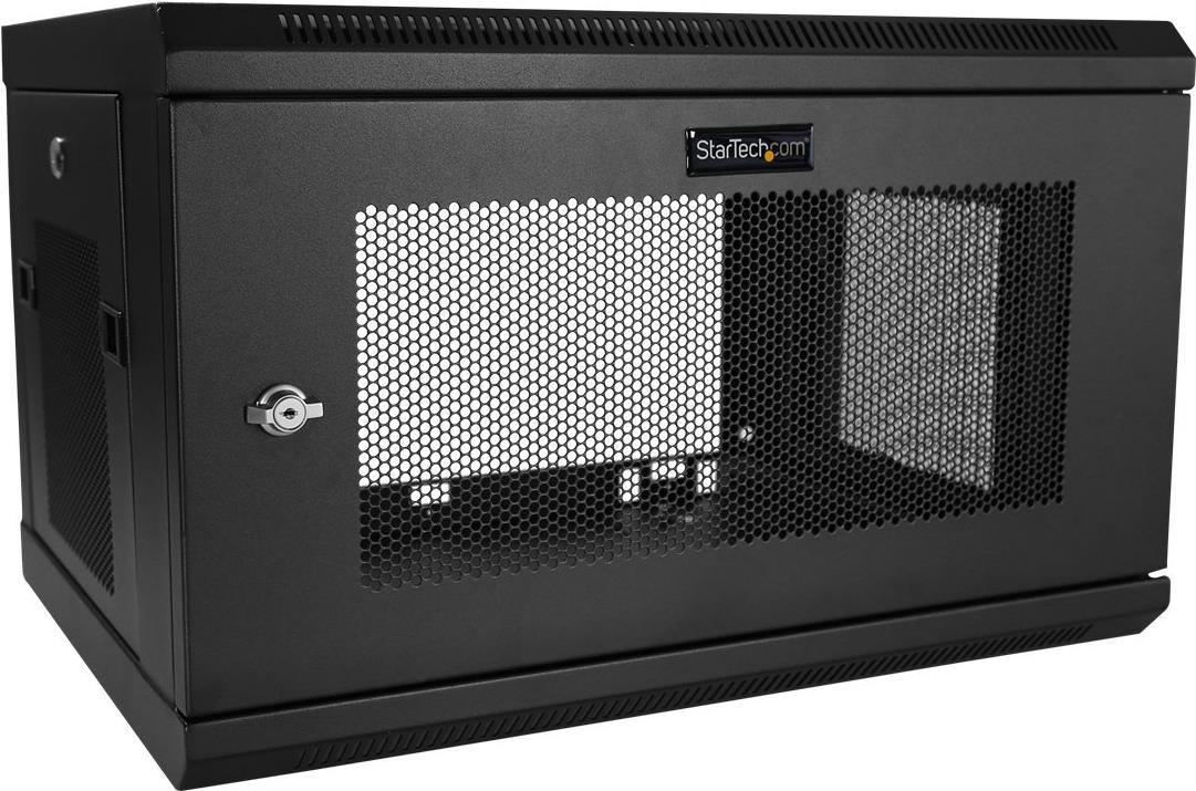 StarTech.com RK616WALM 6U Wandmontage Server Rack Schwarz