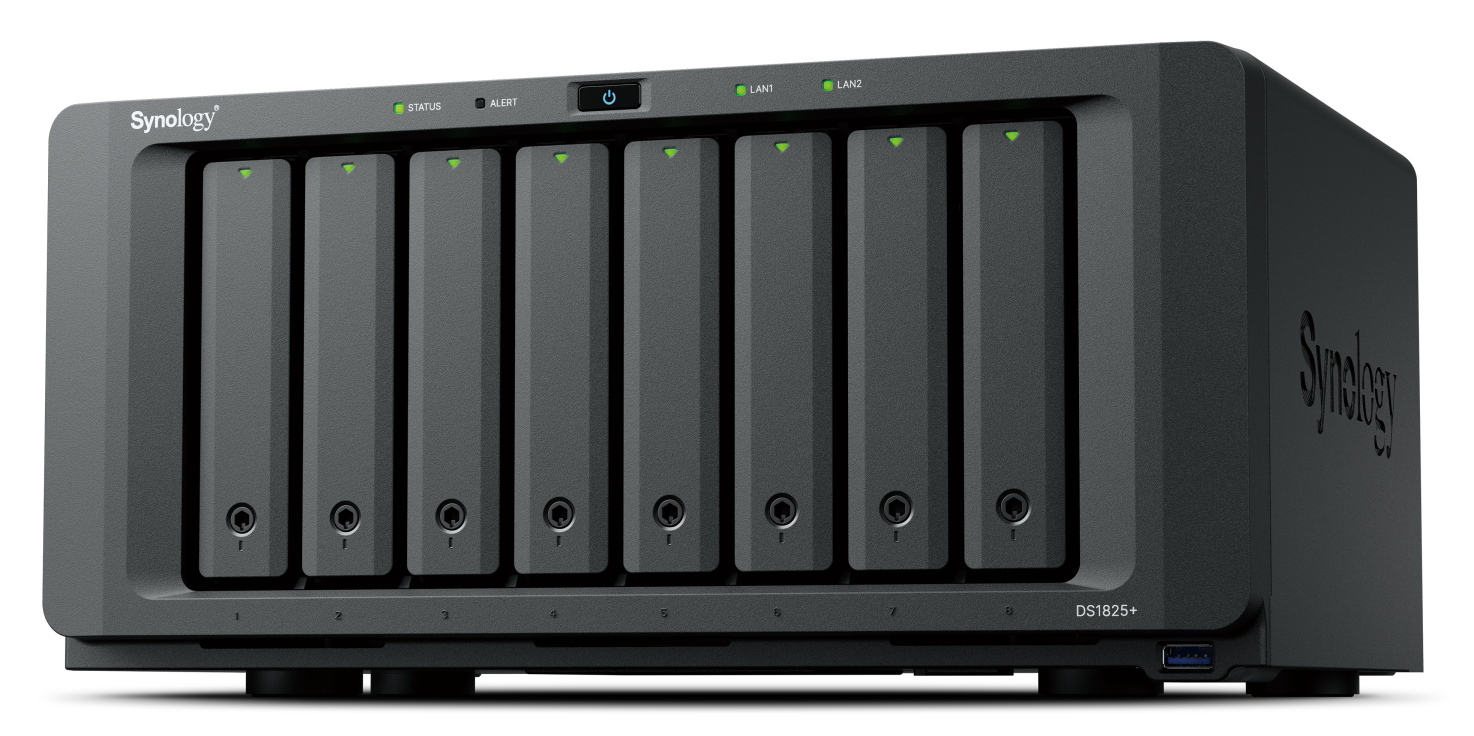 Synology Disk Station DS1825+ 8-Bay NAS-Server 8 GB RAM Schwarz