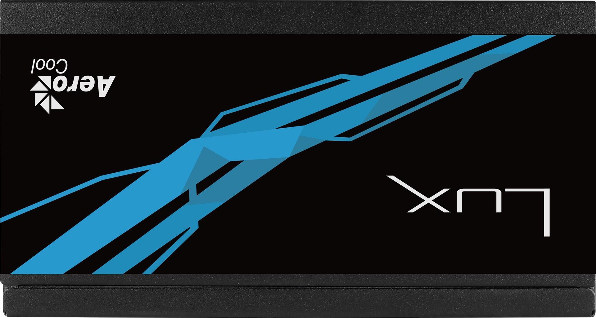 Aerocool LUX Netzteil 1000 W 20+4 pin ATX ATX Schwarz - Blau (AEROLUX-1000-80GOLD)