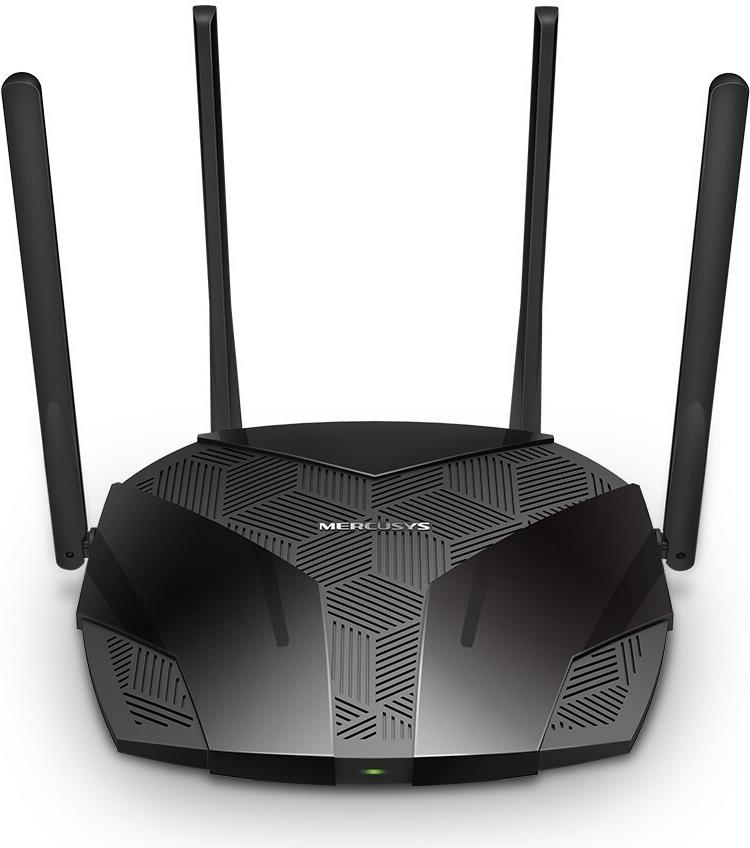 Mercusys MR80X AX3000 Dual-Band WLAN-Router Wi-Fi 6 Schwarz