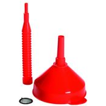 IWH Trichter, Durchmesser: 195 mm, orange aus hochwertigem Polyethylen, mit zweistufigem Flex - 1 Stück (3007)