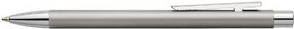 FABER-CASTELL Kugelschreiber NEO Slim Edelstahl, matt schlanker, matter Schaft aus Edelstahl, gefederter - 1 Stück (342120)