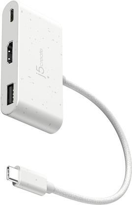 J5CREATE ECO-FRIENDLY USB-C TO HDMI USB TYPE-A WITH POWER DELIVERY (JCA379EW-N)