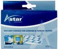 Astar - Bildschirmreinigungstuch (feucht/trocken) (Packung mit 10)