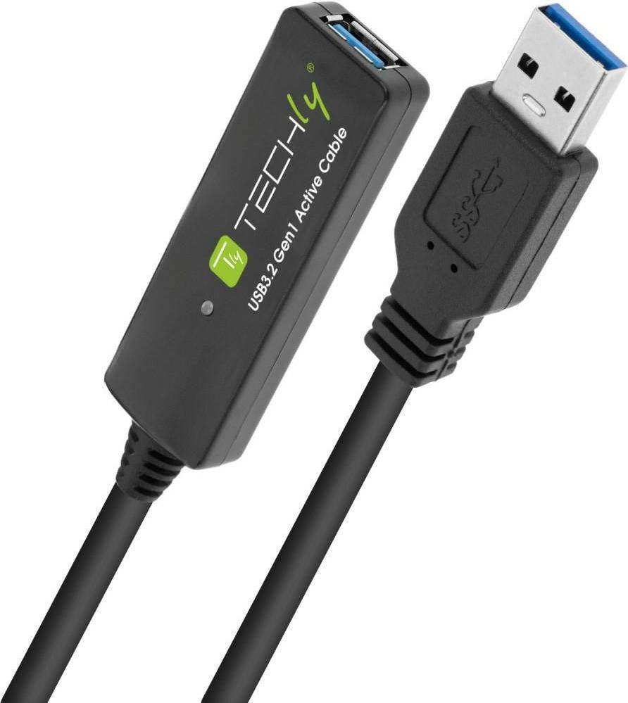 Techly USB 3.0 Repeater Kabel 10m (ICUR30100G)