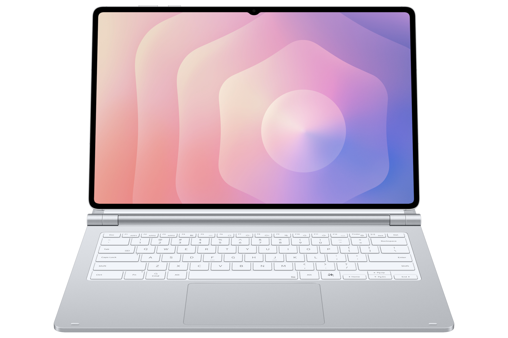 Samsung EF-DX935 QWERTZ Tastatur für Galaxy Tab S11 Ultra Silber