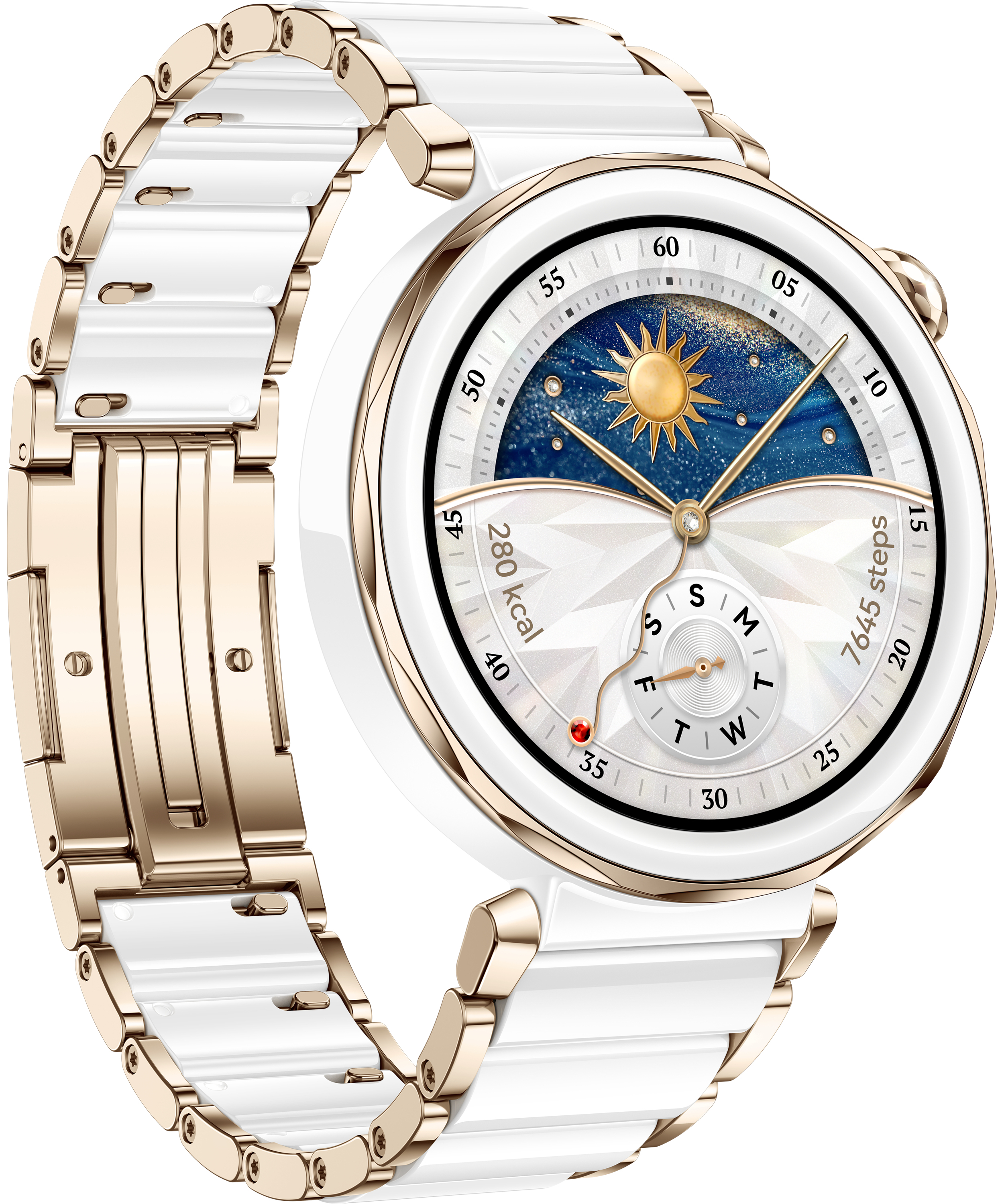 Huawei Watch GT 5 Pro 42mm 1,32" AMOLED NFC GPS Ceramic White