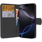 PEDEA Book Cover Classic für Apple iPhone 16 Pro -black (50160993)