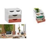 cep Schubladenbox TERRA NOVA weiß, sand, terracotta 1032112391, mit 4 Schubladen (1032112391)