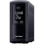 CyberPower VP700ELCD Line-Interactive USV 700VA/390W USB (HID), AVR, LCD, RJ45 Lan Protection, Ausgang (4) Schuko