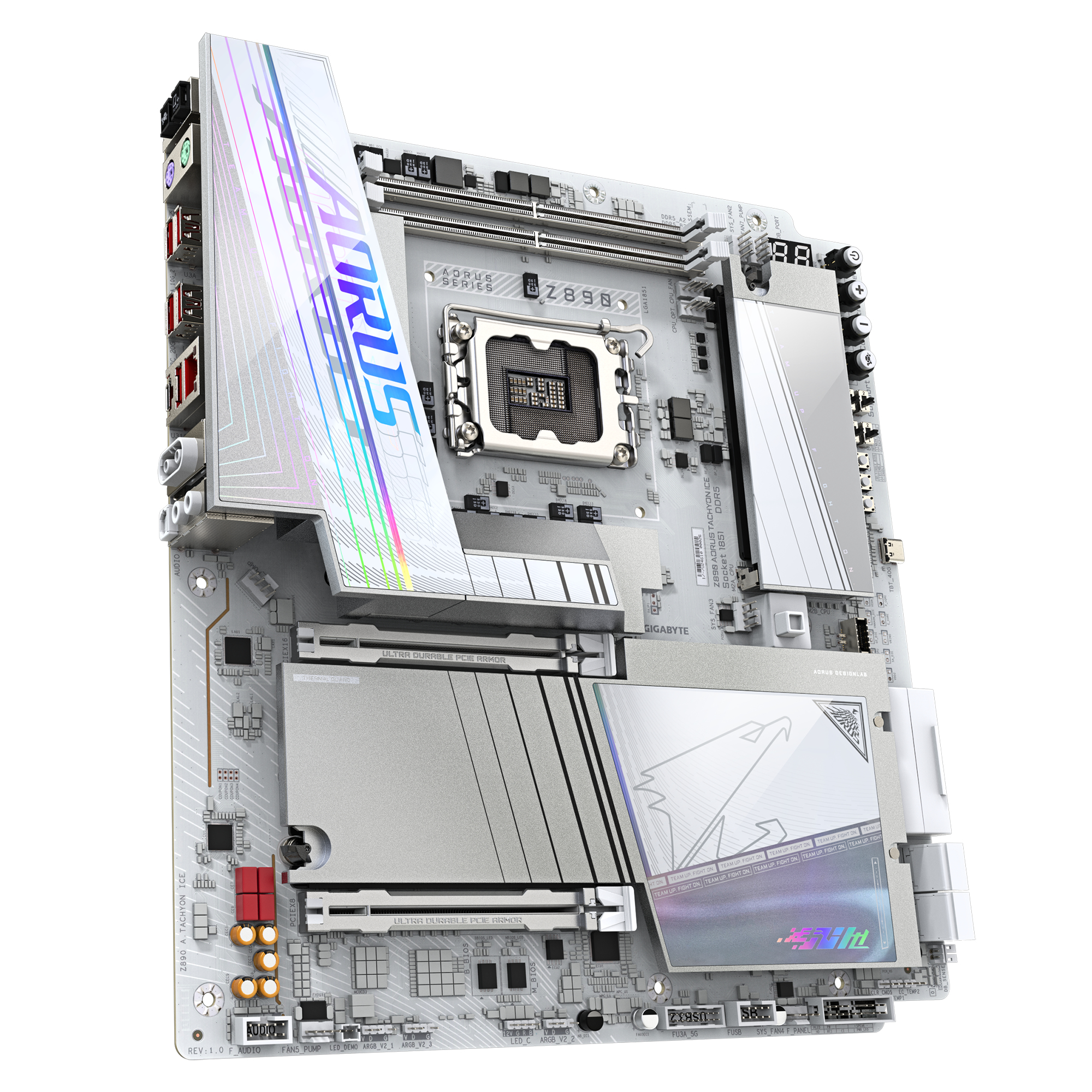 AORUS Z890 TACHYON ICE Mainboard E-ATX LGA1851 Intel Z890 Weiß