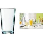 Esmeyer Arcoroc Saftglas CONIQUE, 0,25 Liter stapelbar, spülmaschinengeeignet, gehärtet, - 6 Stück (384-3001)