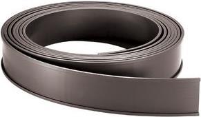 FRANKEN Magnetschild C-Profil-Rollenware, 40 x 1.000 mm braun, Beschriftungsschild auswechselbar, aus Kunststoff, - 1 Stück (C107)