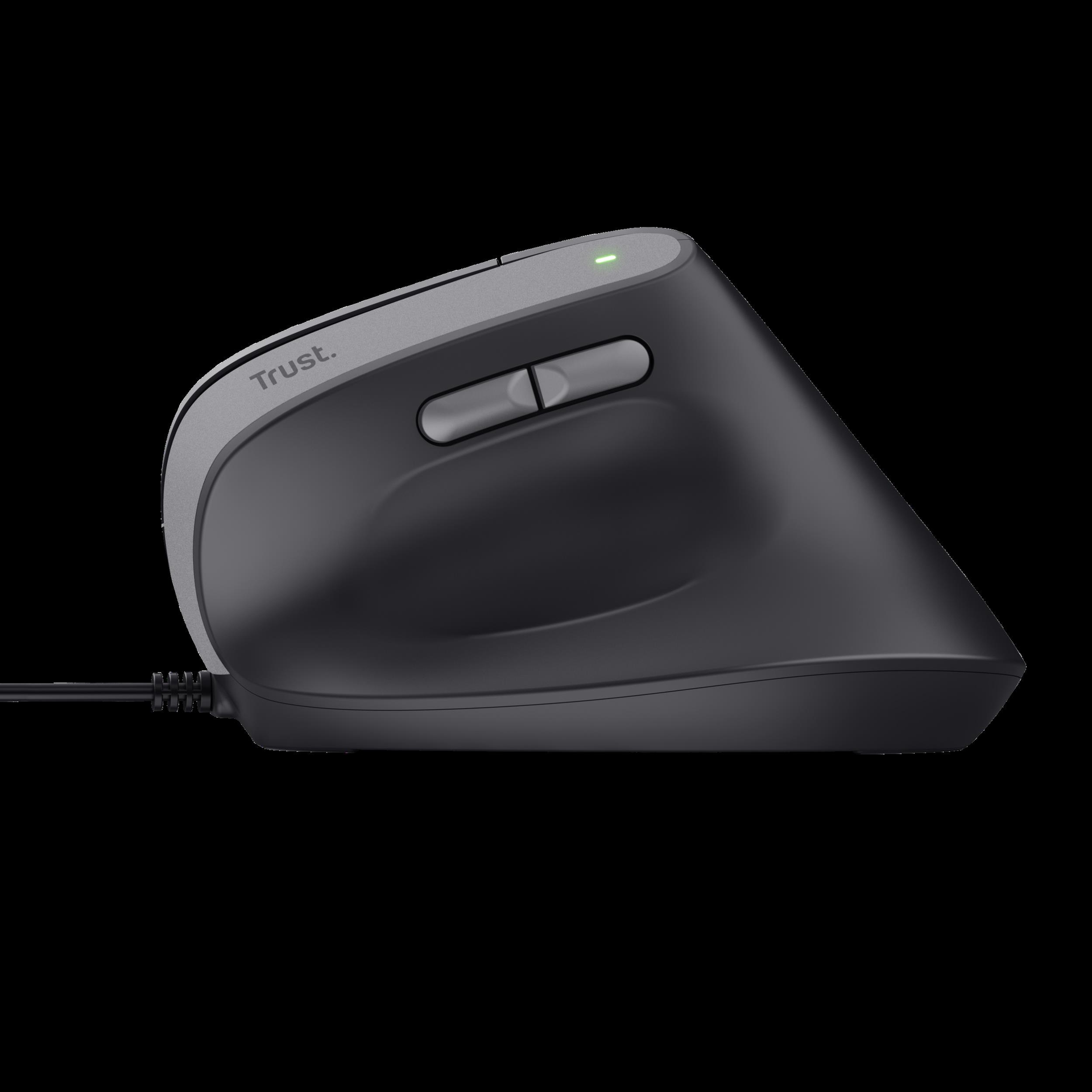 Trust Bayo II Vertikale Maus 6 Tasten USB-A Schwarz