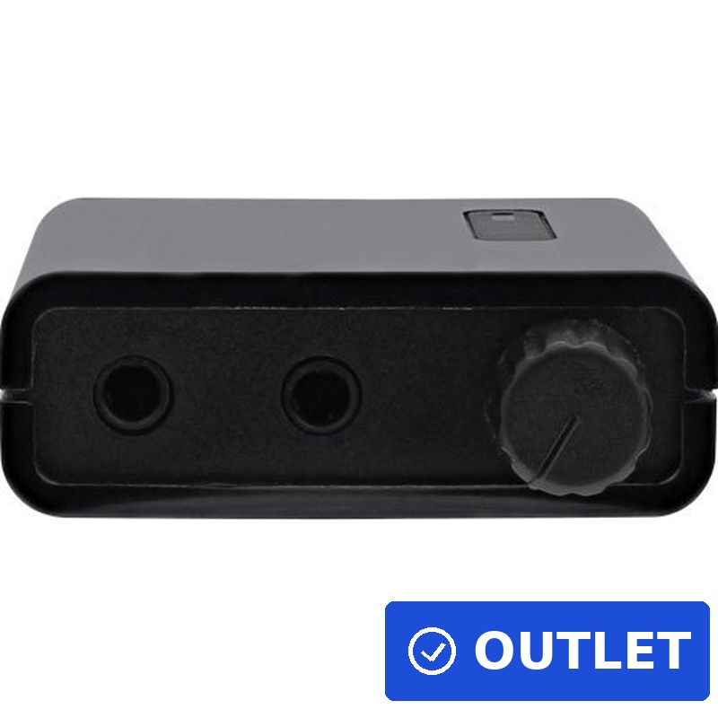 InLine® Mobiler Stereo Kopfhörer-Verstärker, mit Bass-Boost, 3,5mm Klinke, 1x IN, 2x OUT (33057I) (B-Ware)