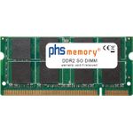 PHS-memory 4GB RAM Speicher kompatibel mit Acer Aspire Timeline 1810TZ DDR2 SO DIMM 800MHz PC2-6400S (SP517636)