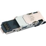 Telegärtner STX IP20 RJ45-Stecker Cat.6 AWG22-26, mit bedruckter Adervorsortierung nach T568B, feldkonfektionierbar (J80026A0046)