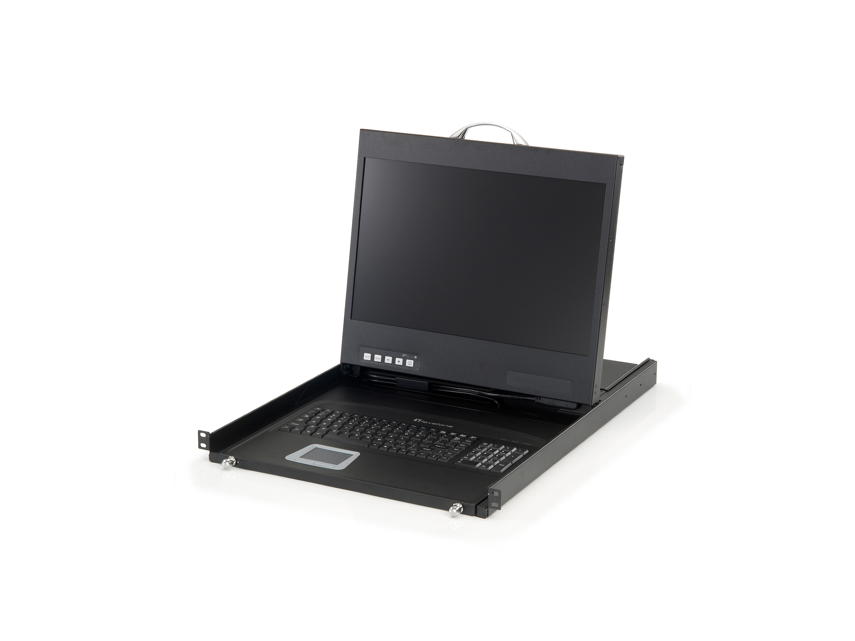 LevelOne KVM-8901DE KVM-Konsole 19" 1440 x 900 VGA PS/2 USB Schwarz