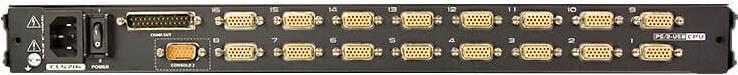 ATEN 16-Port PS/2-USB VGA Single Rail LCD KVM Switch (CL5716M-ATA-XG)