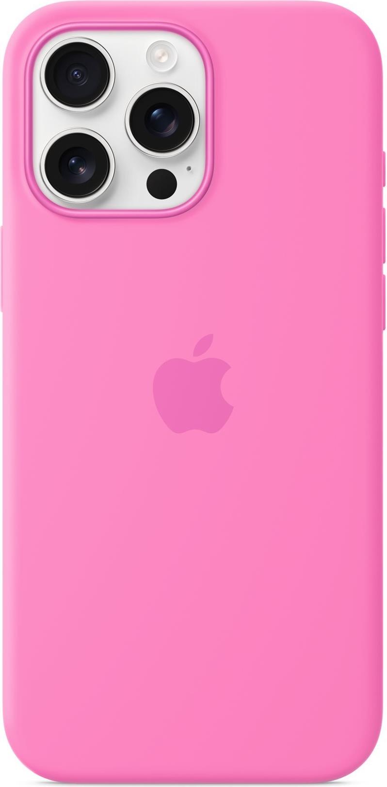 Image of Apple iPhone 16 Pro Max Silicone Case with MagSafe - Peony (MDGW4ZM/A)
