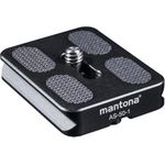 Walimex Mantona Schnellwechselplatte "Arca Swiss", 50 mm schwarz (1021461)