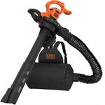 Black & Decker BEBLV290-QS Handgehaltenes Gebläse Laubbläser 2900 W 390 km/h Saug-/Bläsmodus